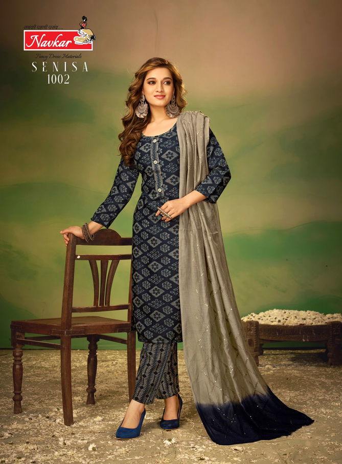 Senisa Vol 1 By Navkar Rayon Printed Kurti Bottom With Dupatta
